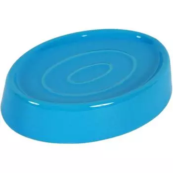 Мыльница Veta овальная керамика цвет бирюзовый