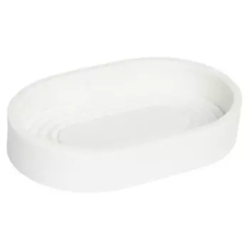 Мыльница Vidage Бари полирезин цвет белый