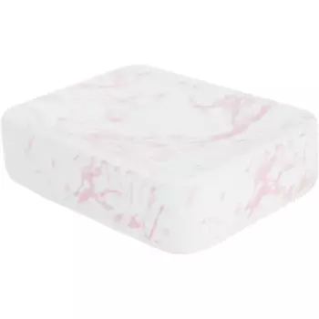 Мыльница Vidage Marmo Rosa керамика цвет белый