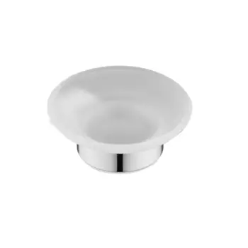 Мыльница Vidage Неверка стекло цвет хром