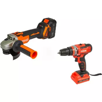 Набор аккумуляторного инструмента Спец БДА-12-2/БШУ-125-18Ли/Б, 2 шт.