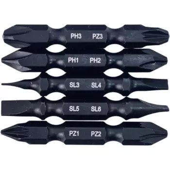 Набор бит двусторонних магнитных Rage 554175, 5 шт.