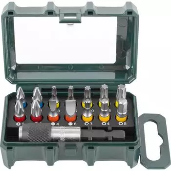 Набор бит Metabo, 626703000, 15 предметов