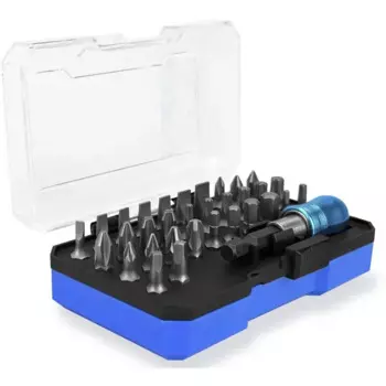 Набор бит ударных магнитных Vertextools 0033-33, 33 шт.