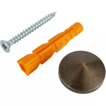 Набор для крепления кухонного фартука бронза