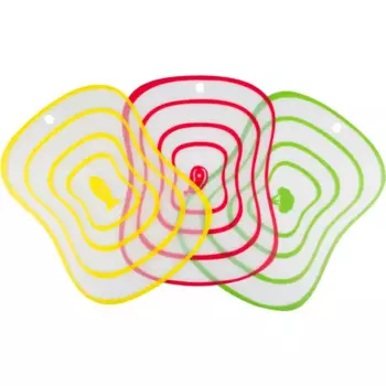 Набор досок разделочных Mallony Divo 30x40 см пластик цвет разноцветный