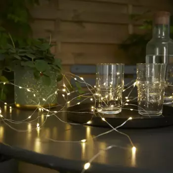 Набор гирлянд светодиодных Inspire "Ublo" на солнечных батареях 12 м цвет серый