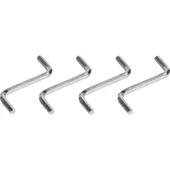 Набор ключ для мебельной стяжки z-образных Palladium 3X4 мм SW сталь цвет серый 4 шт.
