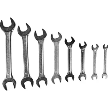 Набор ключей рожковых 6-22 мм, 8 предметов