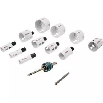 Набор коронок универсальных Bosch 20-76 мм, 13 шт.
