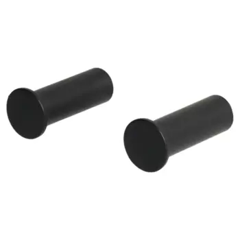 Набор крючков Swensa Dots SWR-7268-01, металл, цвет черный, 2 шт.