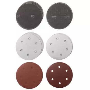 Набор кругов шлифовальных KWB P80/P120 225 мм, 15 шт.