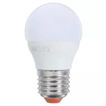 Набор ламп светодиодных Wolta шар E27 8 Вт свет тёплый белый, 5 шт.