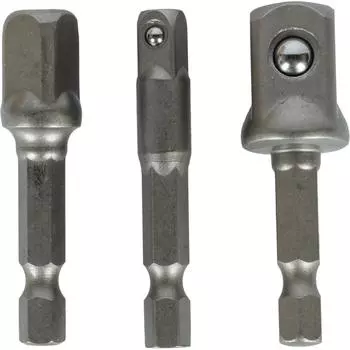 Набор переходников для торцевых головок Dexter, 3 шт.