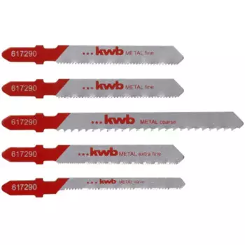 Набор пилок для электролобзика по металлу KWB 617290, 5 шт.
