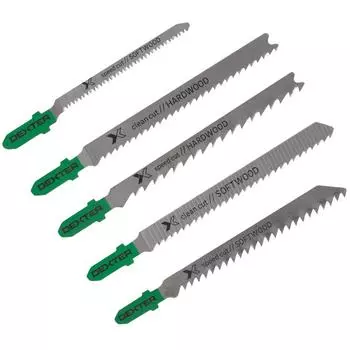 Набор пилок для электролобзика по дереву Dexter HL-26, 5 шт.
