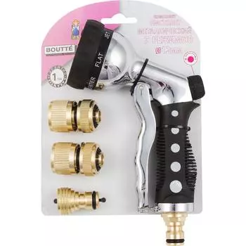Набор Пистолет-распылитель для полива BOUTTE с коннекторами 1/2" 6 режимов