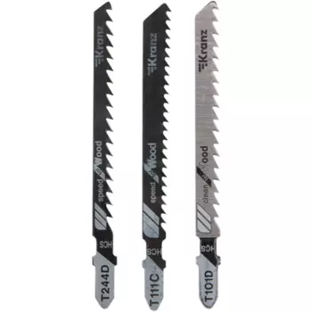 Набор полотен для лобзика по дереву Kranz KR-92-0323, 3 шт.