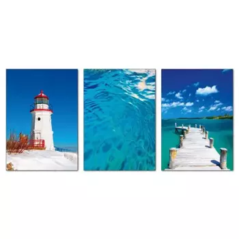 Набор постеров Цвет моря 30x40 см