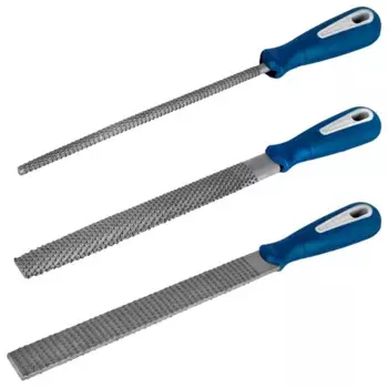 Набор рашпилей Кобальт 247-828 200 мм, 3 шт.