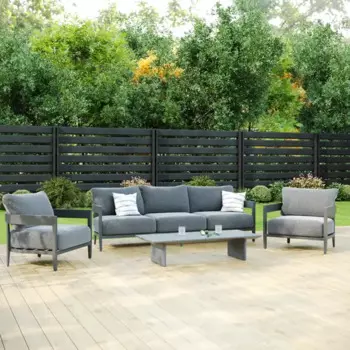 Набор садовой мебели Beginia Lahta алюминий серый