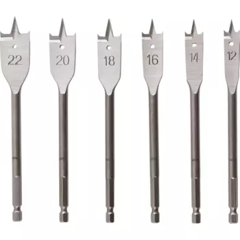Набор сверл перовых по дереву Dexter SM22N2W140, 6 шт.