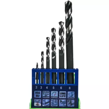 Набор сверл по металлу HI-NOX KWB 258806, 6 шт.