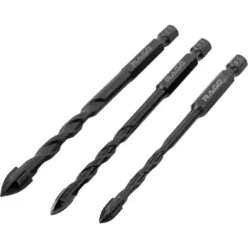 Набор сверл по стеклу Rage 550123, 3 шт.