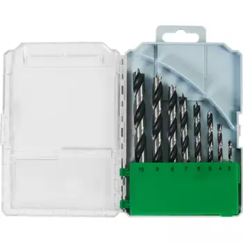 Набор сверл спиральных по дереву Dexter SM22N2W111, 8 шт.