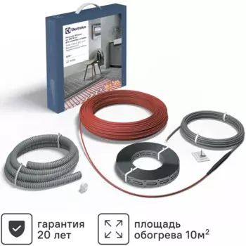 Нагревательный кабель для теплого пола Electrolux ETC 2-17-1200 70.6 м 1200 Вт