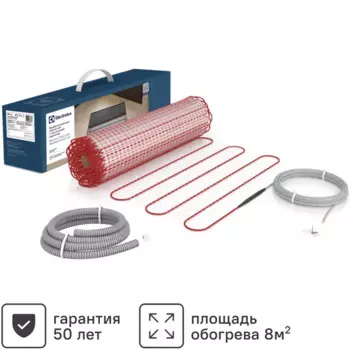 Нагревательный мат для теплого пола Electrolux EPM 2-150-8 8 м2 1200 Вт