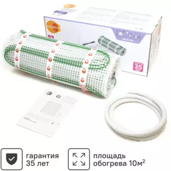 Нагревательный мат для теплого пола Equation 10 м2 1600 Вт