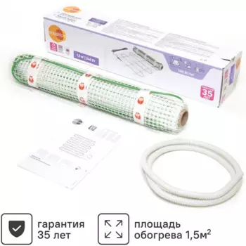 Нагревательный мат для теплого пола Equation 1.5 м2 240 Вт