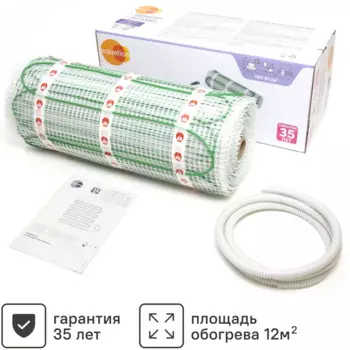 Нагревательный мат для теплого пола Equation 12 м2 1920 Вт