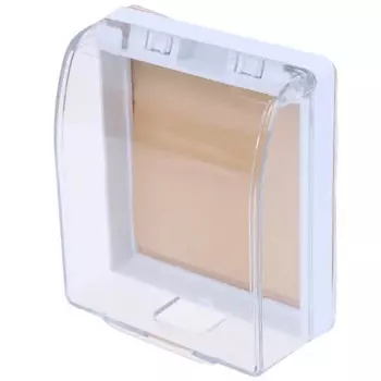 Накладка для розетки 26310 4 1 пост, цвет прозрачный