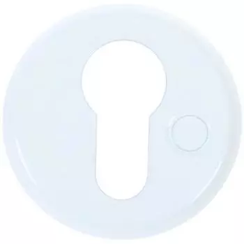 Накладка дверная Фабрика замков Е 002 алюминий цвет белый