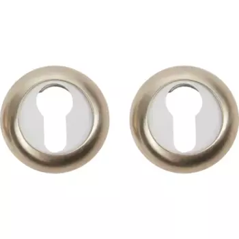 Накладка на цилиндр ET 55x55 мм цвет никель матовый