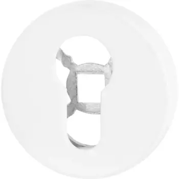 Накладка на цилиндр ETW48 55 мм цвет белый