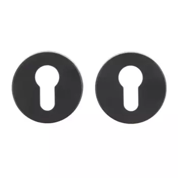 Накладка на цилиндр Inox РТ-002 38x53.2 мм цвет матовый черный