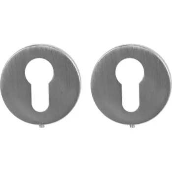 Накладка на цилиндр Puerto Slim ET AL 06 SSC 45x45 мм цвет матовый хром