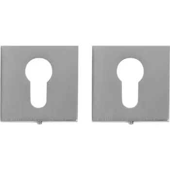 Накладка на цилиндр Puerto Slim ET AL 03 SSC 50x50 мм цвет матовый хром