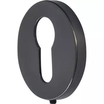 Накладка на цилиндр Puerto Slim ET AL 06 MBN 45x45 мм цвет матовый черный никель