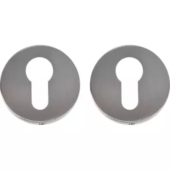 Накладка на цилиндр Puerto Slim ET AL 06 SN 45x45 мм цвет матовый никель