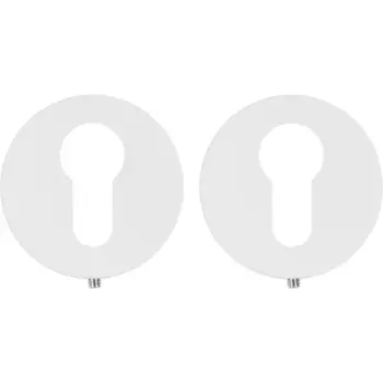 Накладка на цилиндр Puerto Slim матовая цвет белый