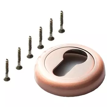 Накладка на цилиндр TIXX, медь античная.