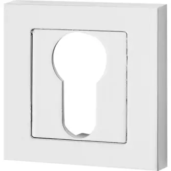 Накладка на замок Proffero 71x50 мм цвет белый матовый