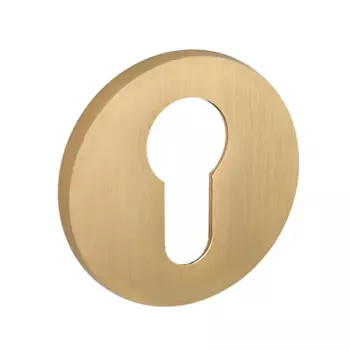 Накладка на замок Puerto Slim 50x50 мм цвет матовый золотой