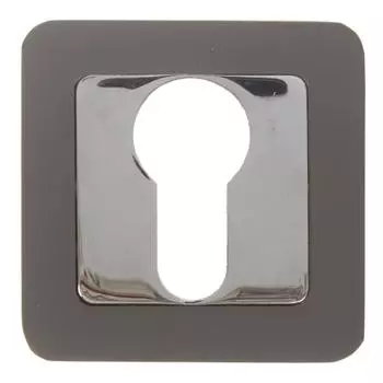 Накладка под цилиндр ET QR GR/CP-23, цвет графит/хром