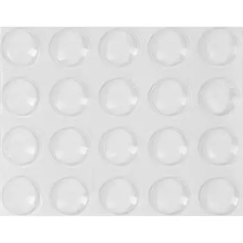 Накладки антиударные Standers 10 мм ПВХ цвет прозрачный, 20 шт.