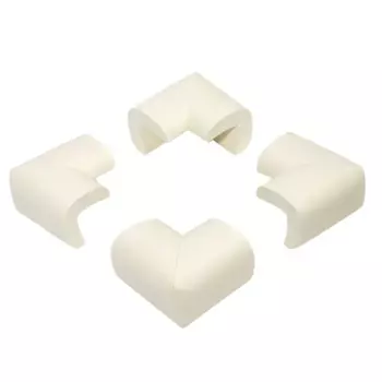 Накладки для мебели Halsa мягкие каучук цвет белый 4 шт.